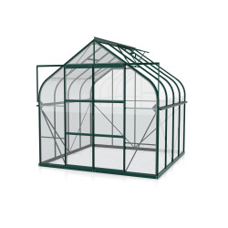 Serre en verre Dione verte 8