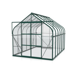 Serre en verre Dione verte 9