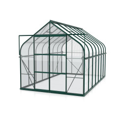 Serre en verre Dione verte 11