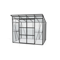 Serre en verre Freya noire 5