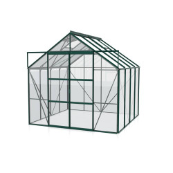 Serre en verre Uranus verte 6