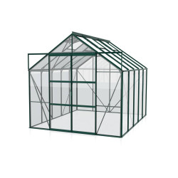 Serre en verre Uranus verte 8