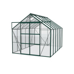 Serre en verre Uranus verte 9