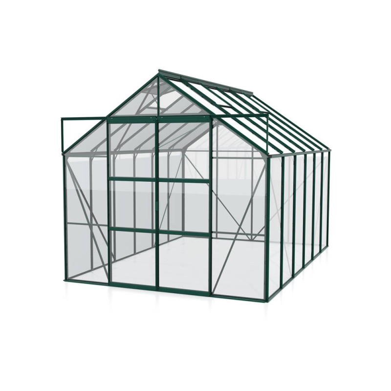 Serre en verre Uranus verte 9