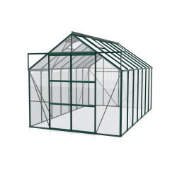 Serre en verre Uranus verte 11