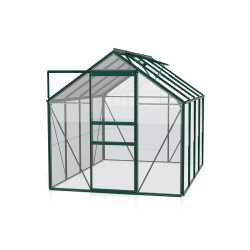 Serre en verre Venus verte 5 m² VITAVIA