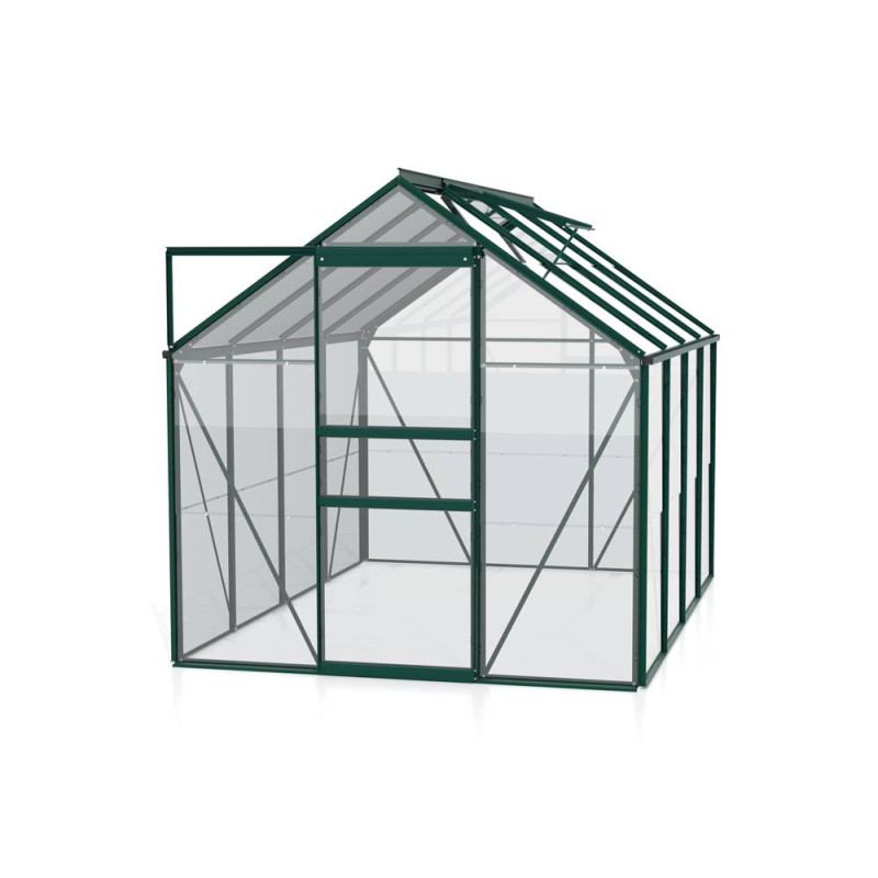 Serre en verre Venus verte 5 m² VITAVIA