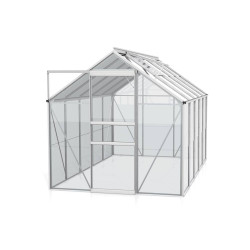 Serre en verre Venus aluminium anodisé 6