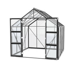 Serre en verre Domus noire 6