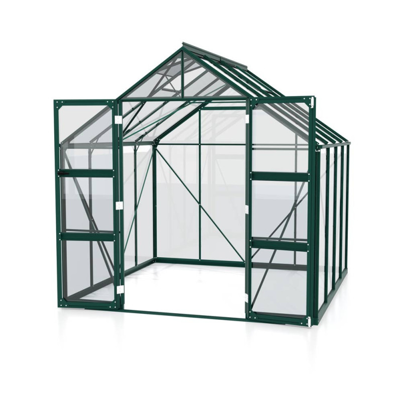 Serre en verre Domus verte 6