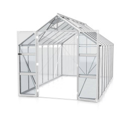 Serre en verre Domus aluminium anodisé 11
