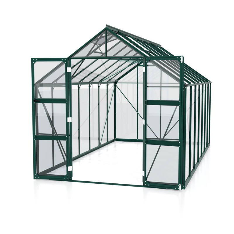 Serre en verre Domus verte 11