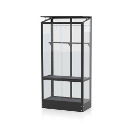 Serre de balcon en verre Stad noire 0