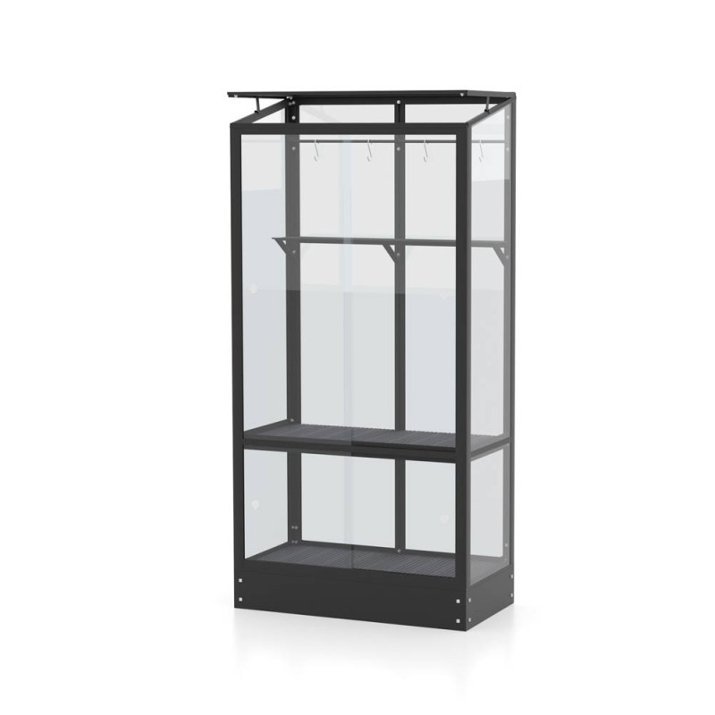 Serre de balcon en verre Stad noire 0