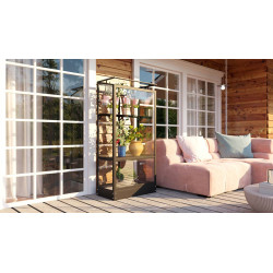 Serre de balcon en verre Stad noire 0