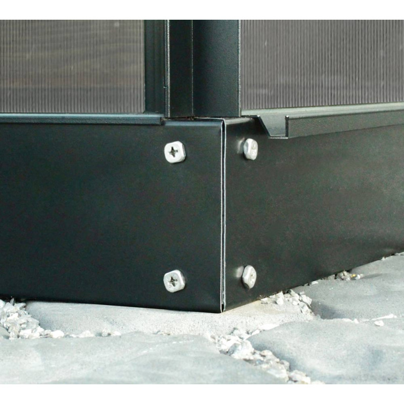 Embase pour serre Calypso noire 3 m² VITAVIA