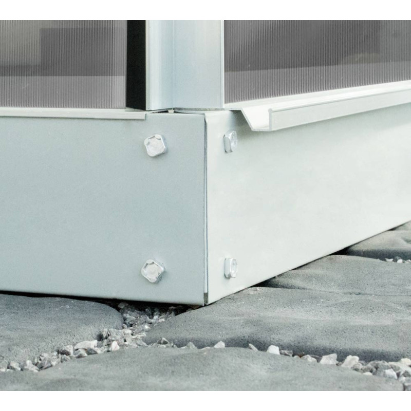 Embase pour serre Dione grise 5 m² VITAVIA