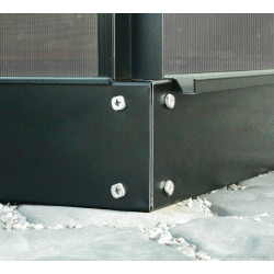 Embase pour serre Dione noire 5 m² VITAVIA