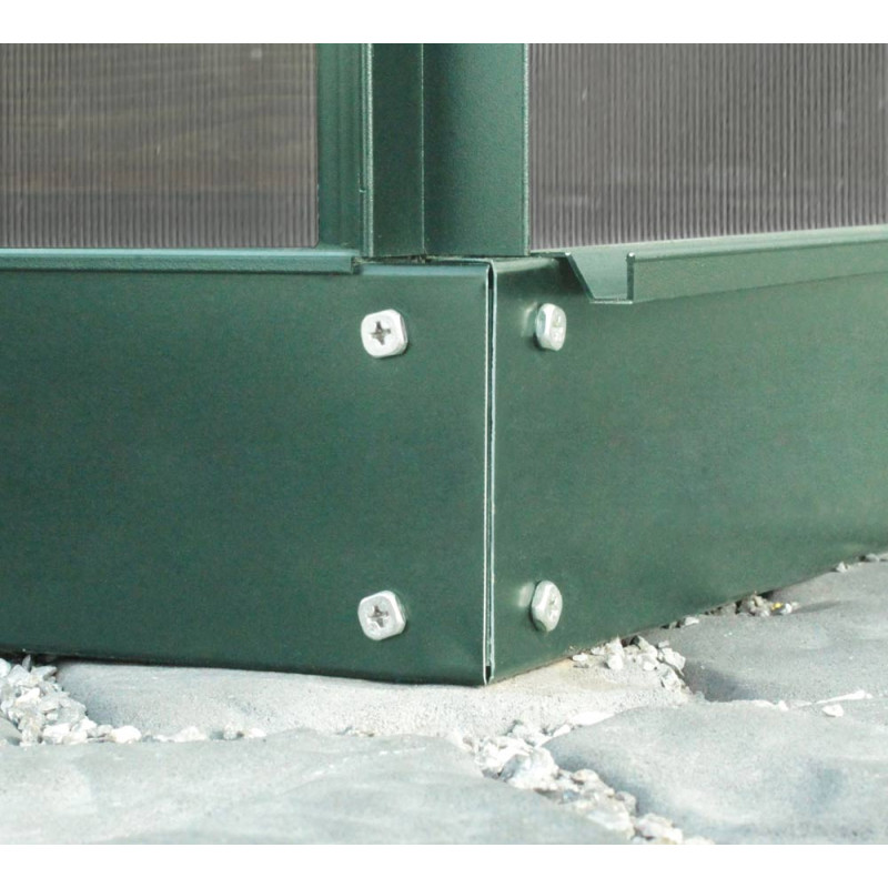 Embase pour serre Dione verte 5 m² VITAVIA