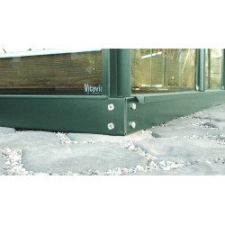 Embase pour serre adossée Osiris verte 5