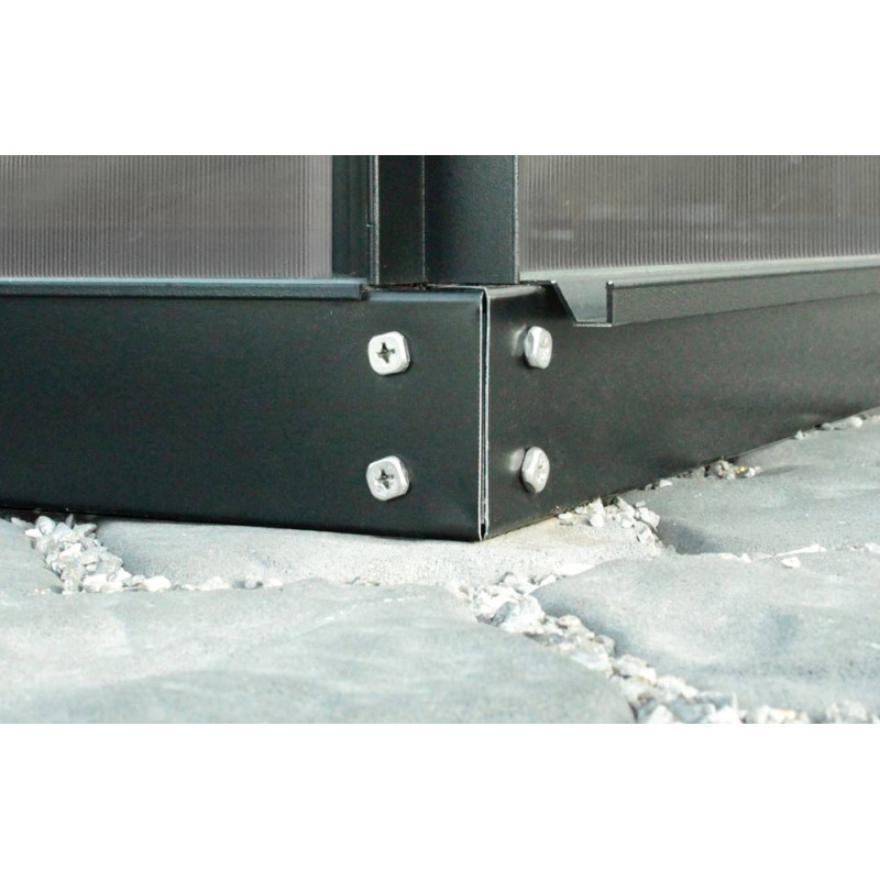 Embase pour serre Venus noire 5 m² VITAVIA