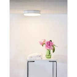 Plafonnier LED Ceres blanc IP44 Ø 21