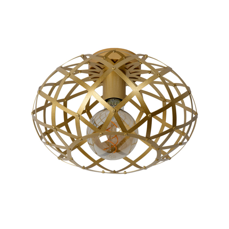 Plafonnier Wolfram or Ø 30 cm E27 40 W LUCIDE