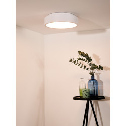 Plafonnier LED Talowe blanc Ø 30 cm 1200 lm 20 W LUCIDE