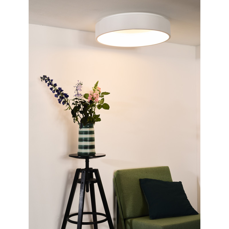 Plafonnier LED Talowe blanc Ø 60 cm 2520 lm 42 W LUCIDE