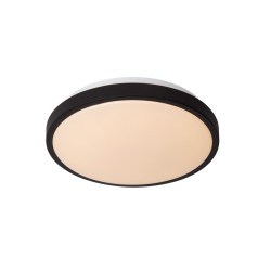 Plafonnier Dasher noir IP44 700 lm 12 W LUCIDE