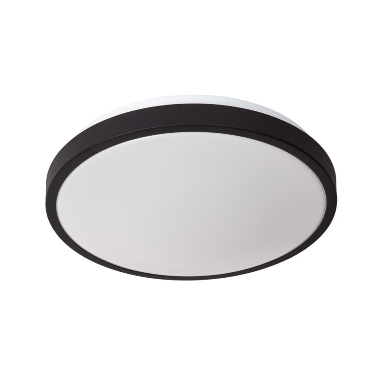 Plafonnier Dasher noir IP44 1150 lm 18 W LUCIDE