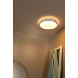 Plafonnier Dasher blanc IP44 1150 lm 18 W LUCIDE
