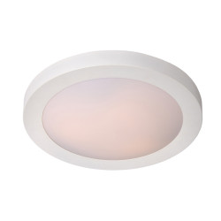 Plafonnier Fresh blanc IP44 Ø 35 cm E27 2 x 20 W LUCIDE