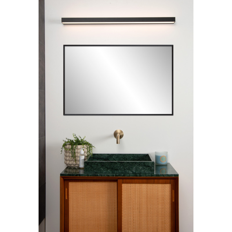 Applique LED Alexa noire IP44 1460 lm 13 W LUCIDE