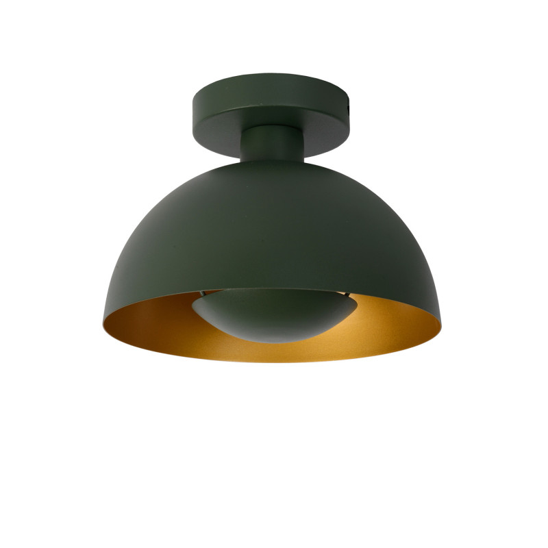 Plafonnier Siemon vert Ø 25 cm E27 40 W LUCIDE