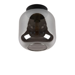 Plafonnier Joanet fumé Ø 25 cm E27 40 W LUCIDE