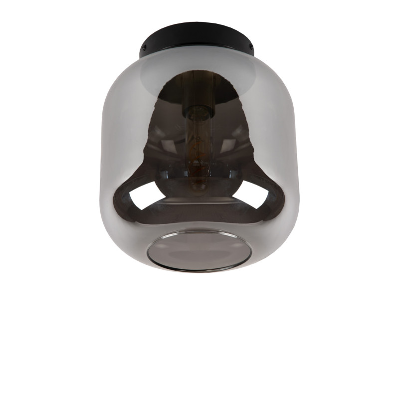 Plafonnier Joanet fumé Ø 25 cm E27 40 W LUCIDE