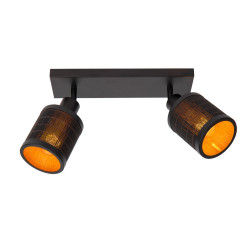 Spot Tagalog noir E27 2 x 40 W LUCIDE