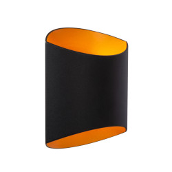 Applique Diletta noire G9 40 W LUCIDE