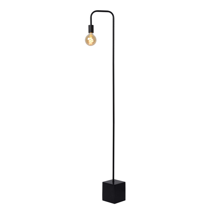 Lampadaire Lorin noir E27 40 W LUCIDE