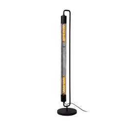 Lampadaire Calixt noir E27 2 x 10 W LUCIDE