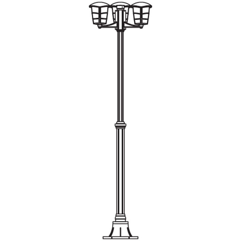 Lampadaire extérieur Aloria EGLO – Éclairage jardin | EGLO

