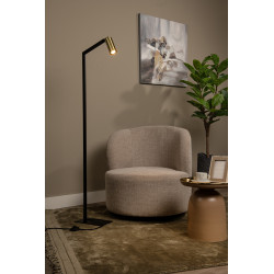 Lampadaire Sybil noir GU10 35 W LUCIDE