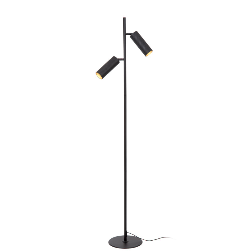 Lampadaire Clubs noir GU10 2 x 40 W LUCIDE
