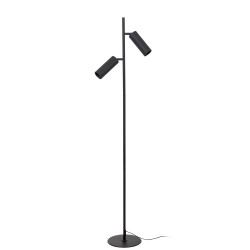 Lampadaire Clubs noir GU10 2 x 40 W LUCIDE