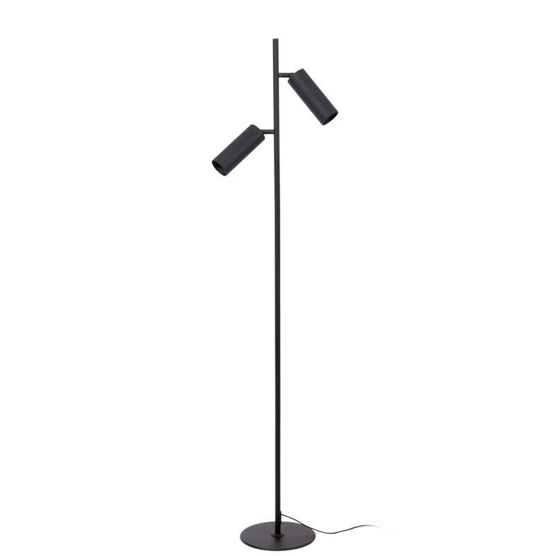 Lampadaire Clubs noir GU10 2 x 40 W LUCIDE