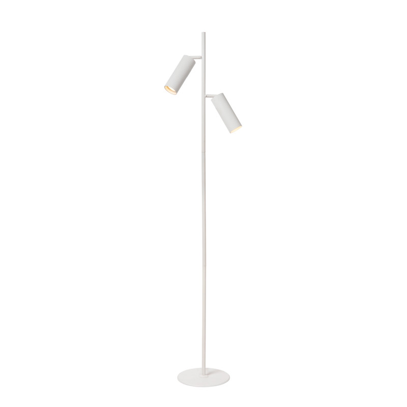 Lampadaire Clubs blanc GU10 2 x 40 W LUCIDE