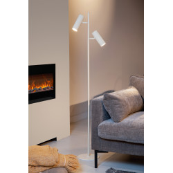 Lampadaire Clubs blanc GU10 2 x 40 W LUCIDE