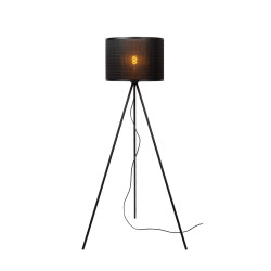 Lampadaire Tagalog noir E27 40 W LUCIDE