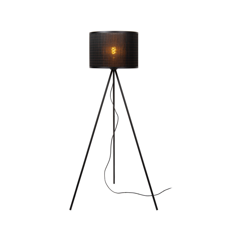Lampadaire Tagalog noir E27 40 W LUCIDE